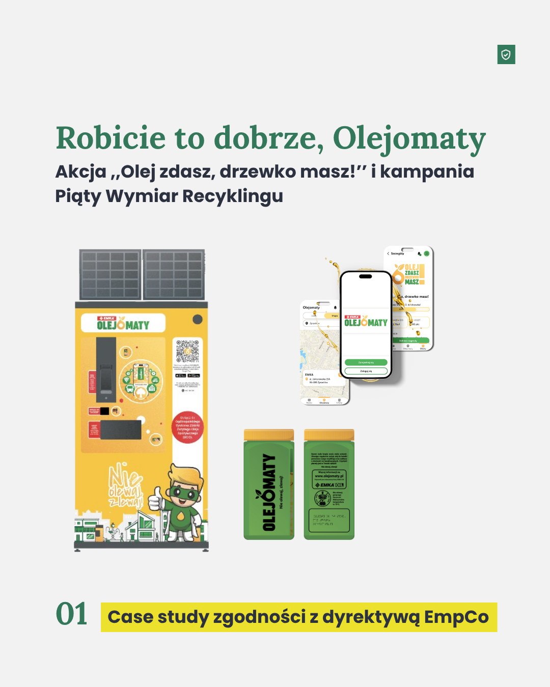 Plakat „Robicie to dobrze, Olejomaty“ — case study zgodności z dyrektywą EmpCo